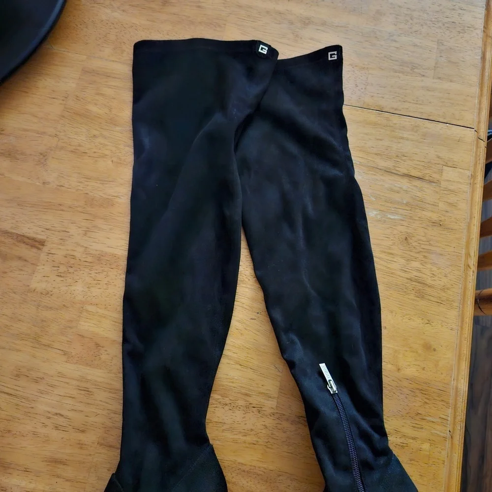 Guess Black Over the Knee Boots
